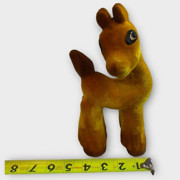Vintage Soviet Plush Horse Toy Flocked Foam 1960s-1970s USSR Rare - Picture 6 of 7